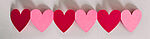 pink red hearts love