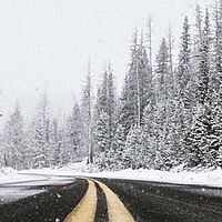 winter road cold