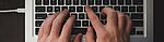 typing cv laptop