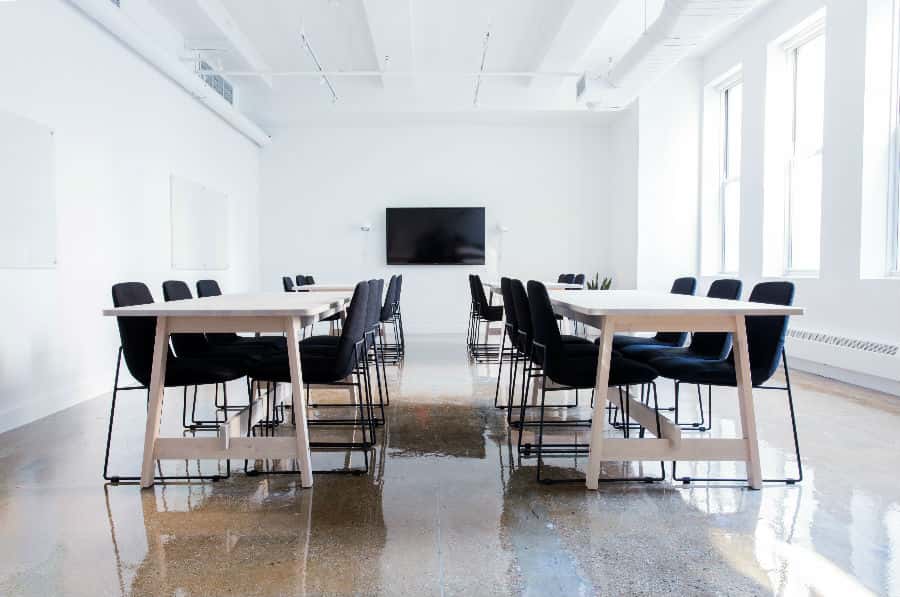 Empty Board Meeting Room