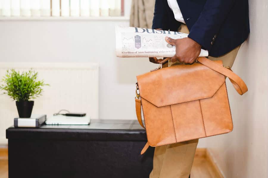 Student with Briefcase