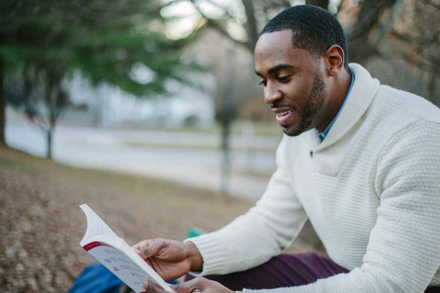 Student Reading Book