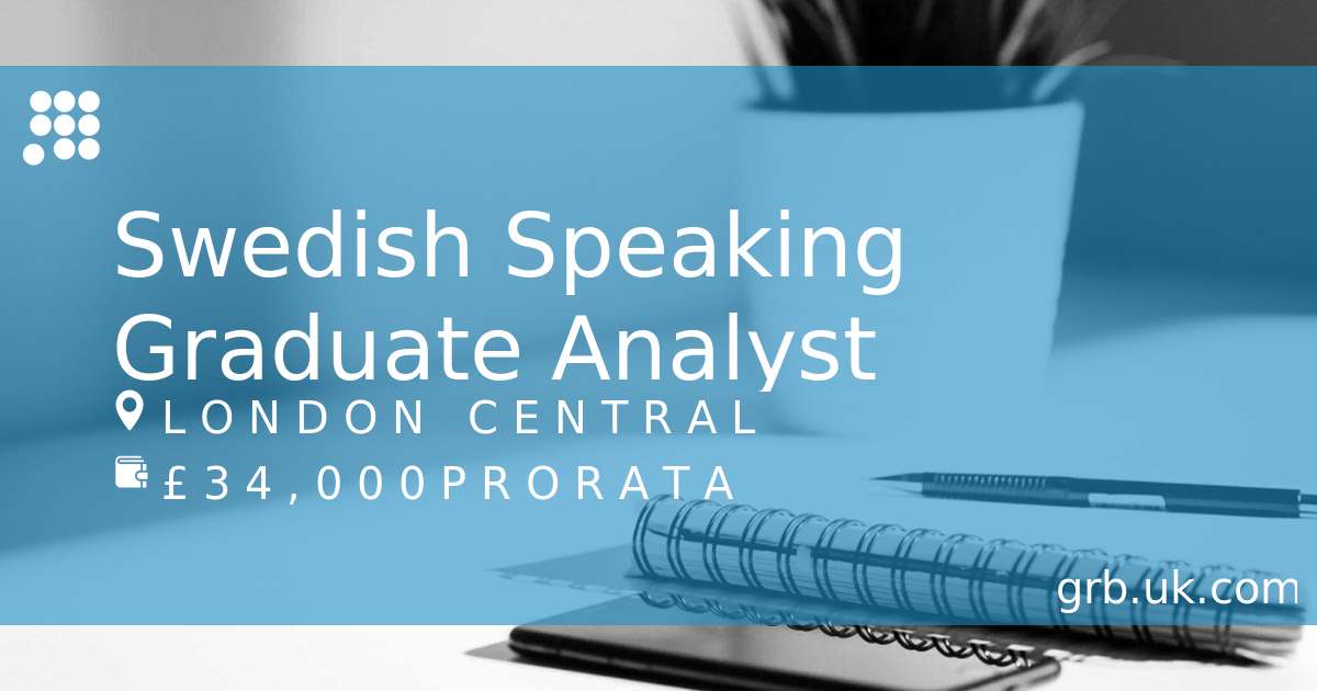 Swedish speaking jobs manchester