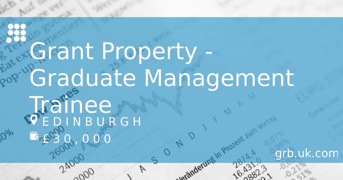 Property Management Trainee Job Description : Property Manager Role | JPW : Our company is looking for a management trainee to join our team.