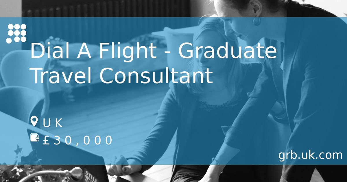 graduate travel consultant